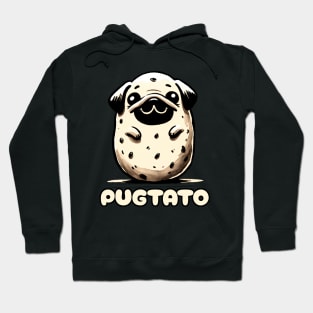 Potato Pug Pugtato Couch Potato Hoodie